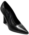 Dkny Women's Cinthia Sequin Logo Heel Pumps In Black