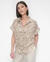 Dkny Allover Print Button-up Shirt