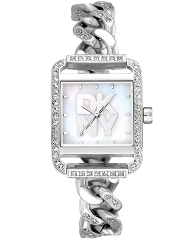 Dkny Women's City Glitz Stainless Steel Bracelet Watch, 35mm