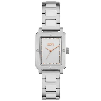 Dkny Women's City Rivet Silver Dial Watch