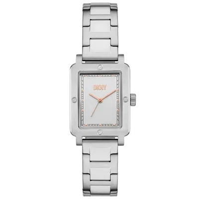 Dkny City Rivet 22mm Watch In Gray