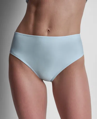 Dkny Women's Classic Mid Rise Bikini Bottoms In Blue