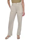 Dkny Contrast Stitch Ecru Jeans In Sand