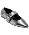 Dkny Women's Cormic Flat W/ Buckle In Gray