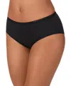 Dkny Table Top Stretch Cotton Blend Briefs In Black