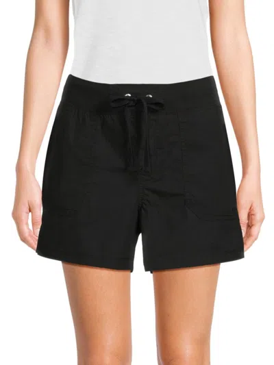 Dkny Women's Cotton Shorts In Black