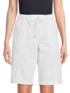 Dkny Women's Cotton Shorts In White