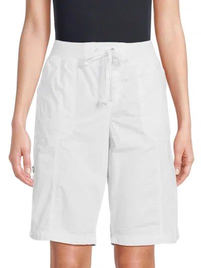 Dkny Women's Cotton Shorts In White
