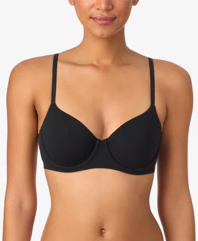 Dkny Women's Cotton Unlined Bra In Black