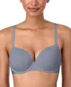 Dkny Cozy Boyfriend T-shirt Bra In Gray