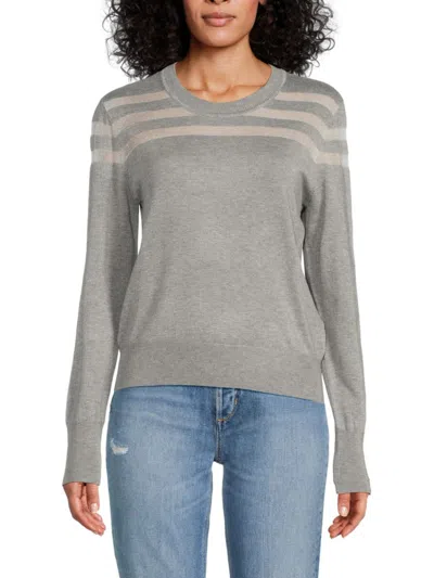 Dkny Women's Crewneck Sweater In Gray