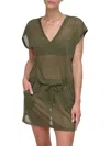 Dkny Women's Crochet Cover-up Minidress