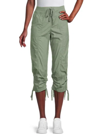 Dkny Women's Cropped Pants In Bay Leaf
