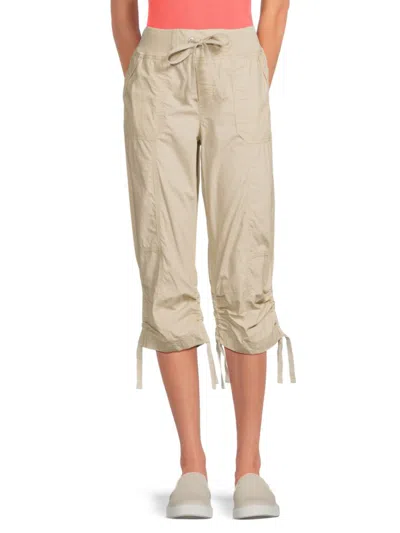 Dkny Women's Cropped Pants In Pebble