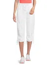 Dkny Women's Cropped Pants In White