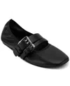 Dkny Dade Buckle Strap Ballet Flat In Black