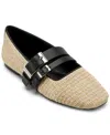 Dkny Women's Dade Almond Toe Ballet Flats In Natural,black