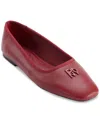 Dkny Daine Ballet Flat In Ruby Red