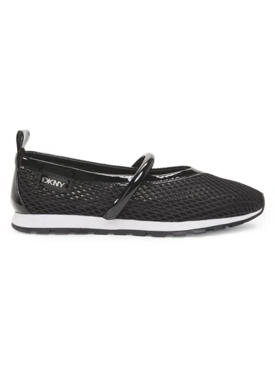 Dkny Women's Dalhart Knit Ballet Flats In Black