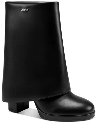 Dkny Women's Dana Platform Booties In Black