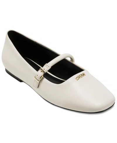 Dkny Women's Danita Ballet Flats In White