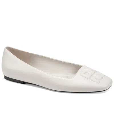 Dkny Darianne Ballet Flat In White