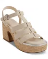 Dkny Fisherman Platform Sandal In Bone