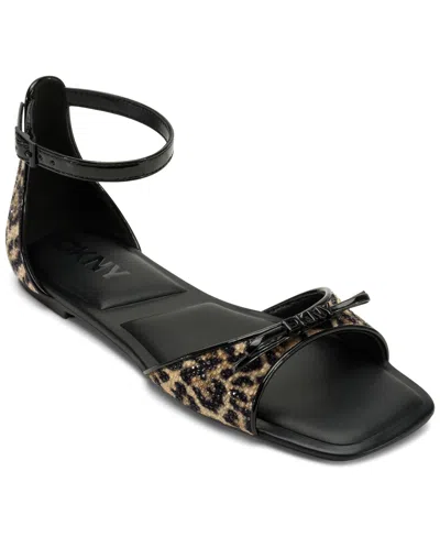 Dkny Women's Dazey Flat Ankle Strap Sandal