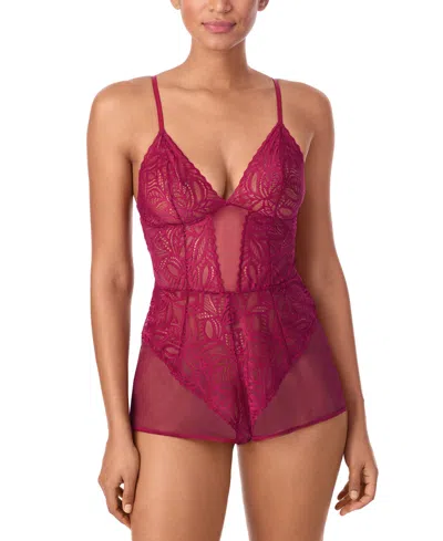 DKNY WOMEN'S DECO LACE ROMPER CHEMISE- DK7559