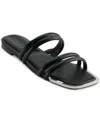 Dkny Square Toe Slide Sandal In Black