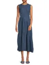 Dkny Women's Denim A-line Midi-dress