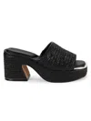 Dkny Desirae Platform Sandal In Black