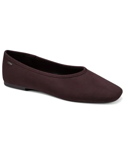 Dkny Women's Diantha Slip-on Ballet Flats In Brown