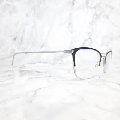 Dkny Women's Dk1013 Cat Eye Eyeglasses In Blue Silver In Gray