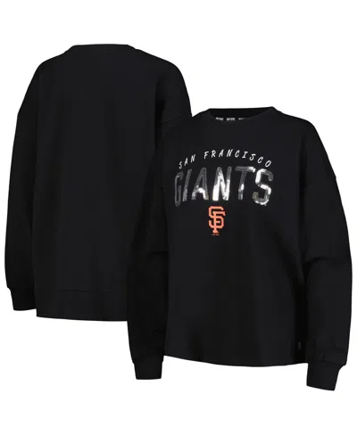 Dkny Women's  Sport Black San Francisco Giants Penelope Pullover Sweatshirt