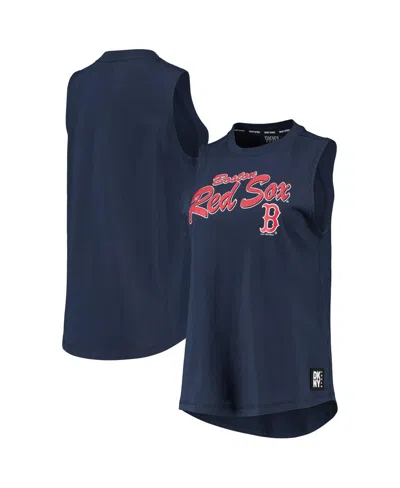Dkny Women's  Sport Navy Boston Red Sox Marcie Tank Top