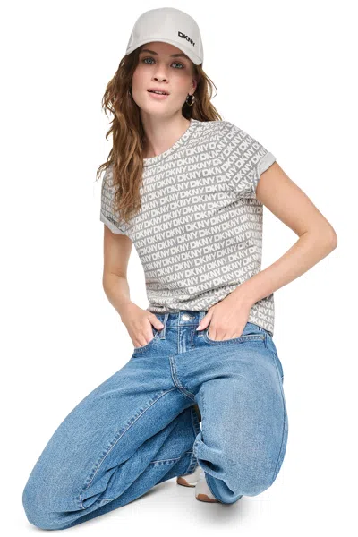 Dkny Women's Essential Logo T-shirt In Multi