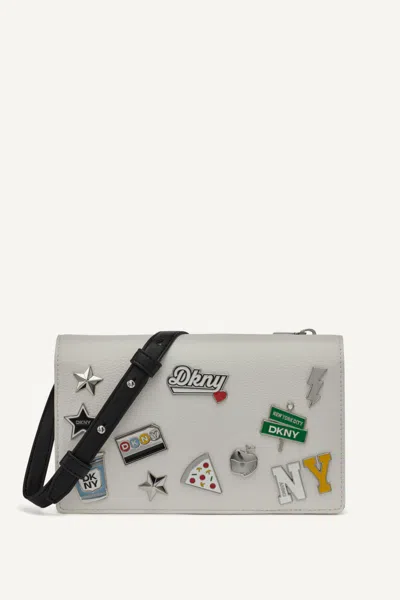 Dkny Women's Etta Wallet On A String In White