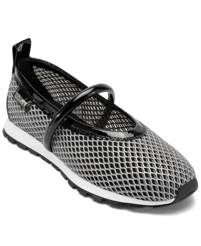 Dkny Women's Faramir Ballerina Slip-on Sneakers In Nickel