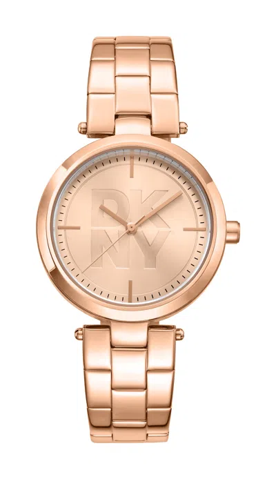 Dkny Women's Fashion 32mm Quartz Watch Dk5l067m0065 In Gold