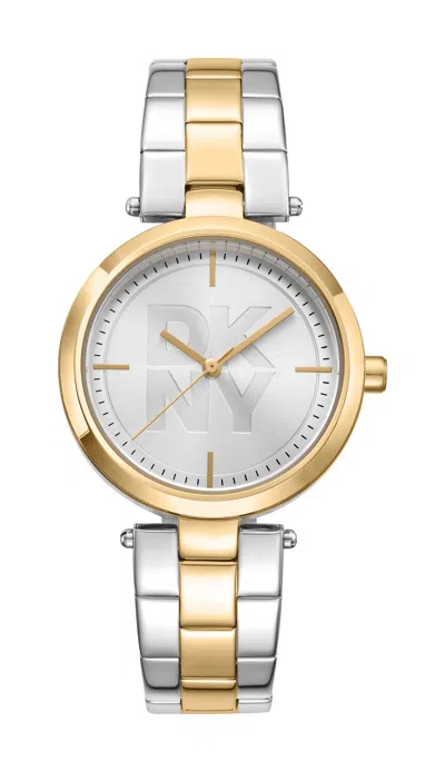 Dkny Women's Fashion 32mm Quartz Watch Dk5l067m0075 In Gold