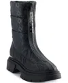 Dkny Women's Fiza Zip Up Winter Booties In Black Logo