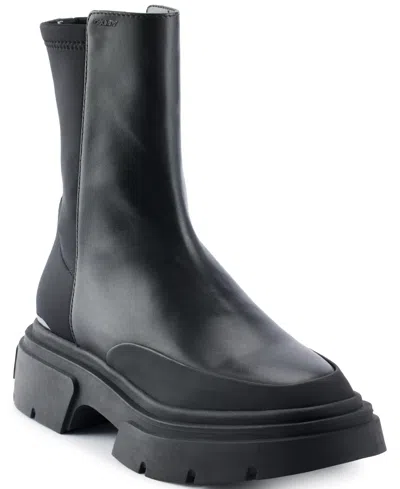 DKNY WOMEN'S FLEMING BLOCK HEEL WINTER BOOTIES