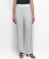 Dkny Women's Front-seam Pull-on Trousers In Ivory