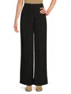 Dkny Women's Gauze Wide Leg Cover Up Pants In Black