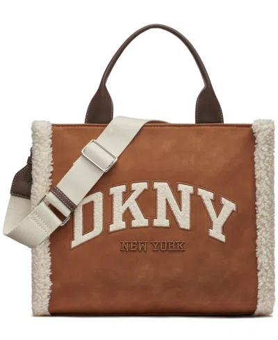 Dkny Women's Hadlee Medium Tote Crossbody Handbag In Brown