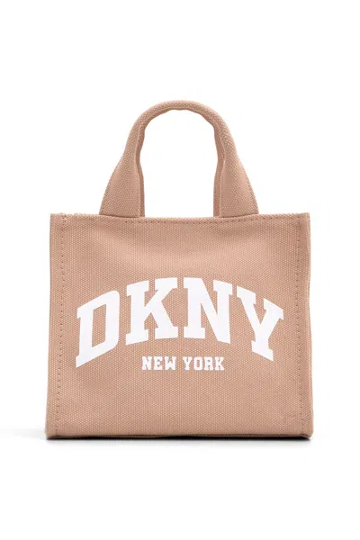 Dkny Women's Hadlee Small Logo Tote In White