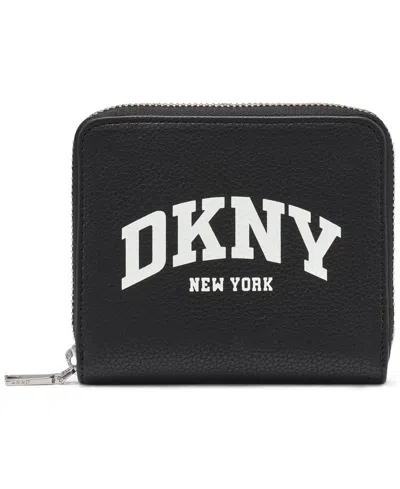 Dkny Women's Hadlee Zipper Around Wallet In Black