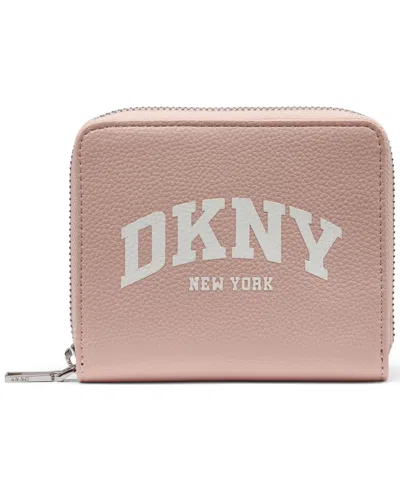 Dkny Women's Hadlee Zipper Around Wallet In Pink