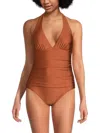 Dkny Women's Halter One-piece Swimsuit